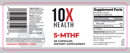 Folate(5-MTHF 1mg) (60 capsules)