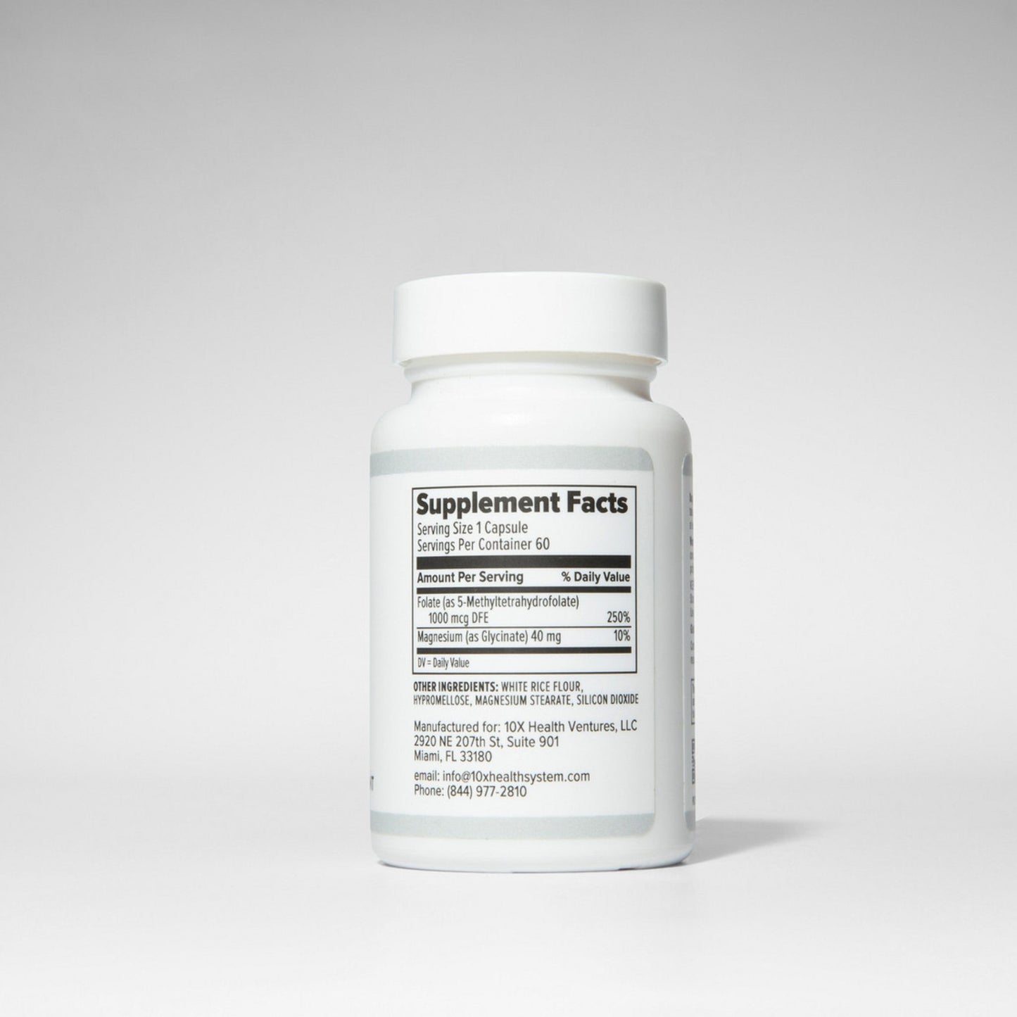 Folate(5-MTHF 1mg) (60 capsules)