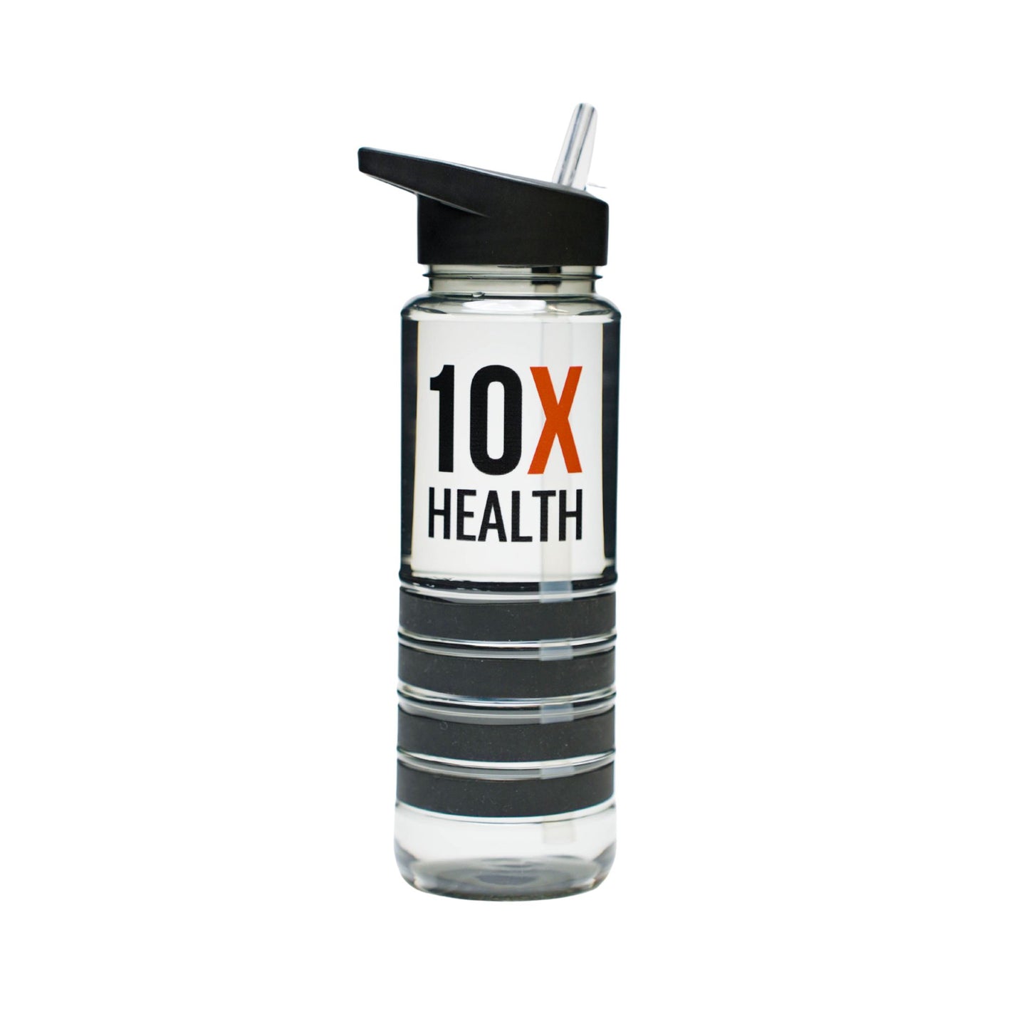10X Health Water Bottle Black
