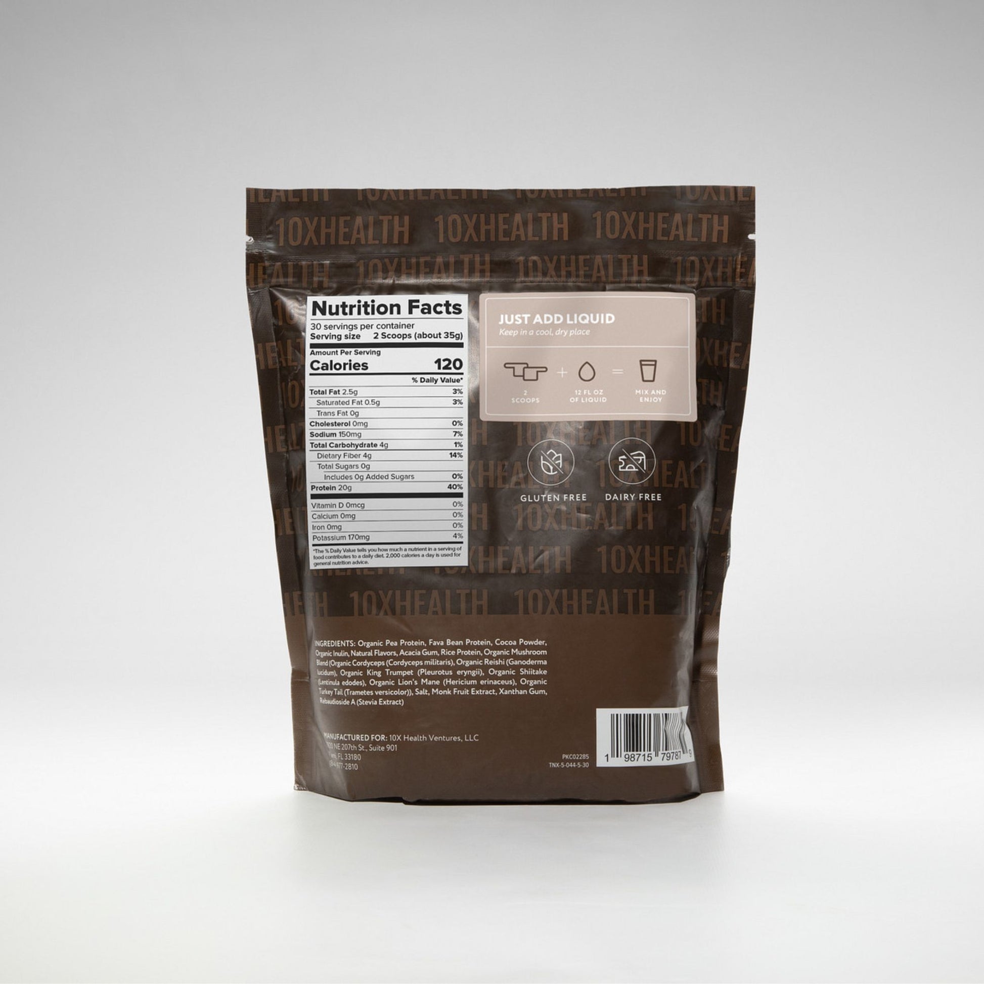 10X Health Plant Protein - Honey Vanilla Flavor